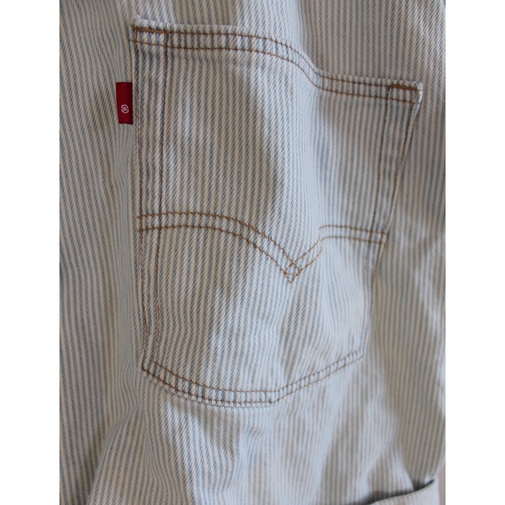 levi’s railroad stripe vintage denim shortalls - Picture 11 of 12